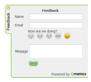 Ometrics feedback form tab