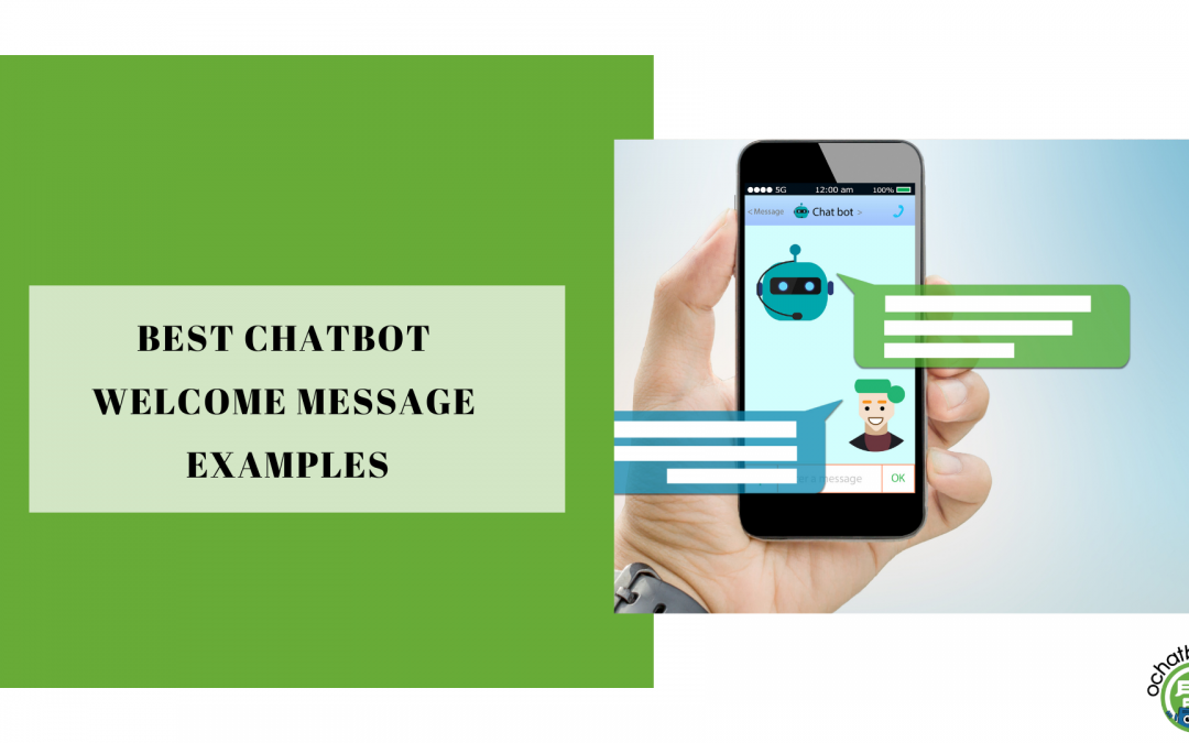 chatbot welcome message examples