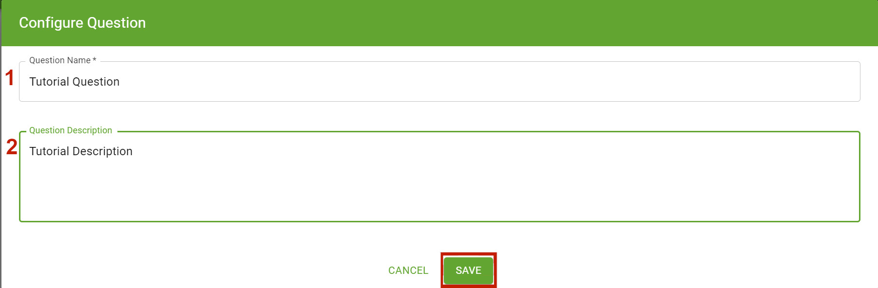 Other Questions 2 Screenshot of Question Builder