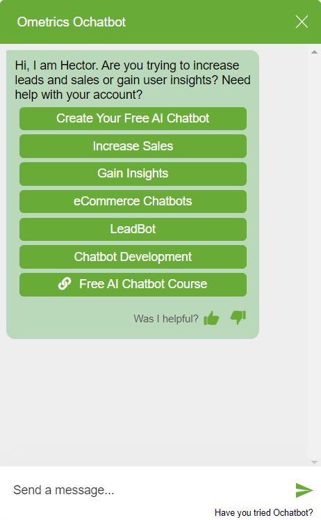 How to create the most effective chatbot Welcome Message