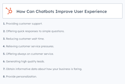 How can chatbots improve user experience How can chatbots improve user experience