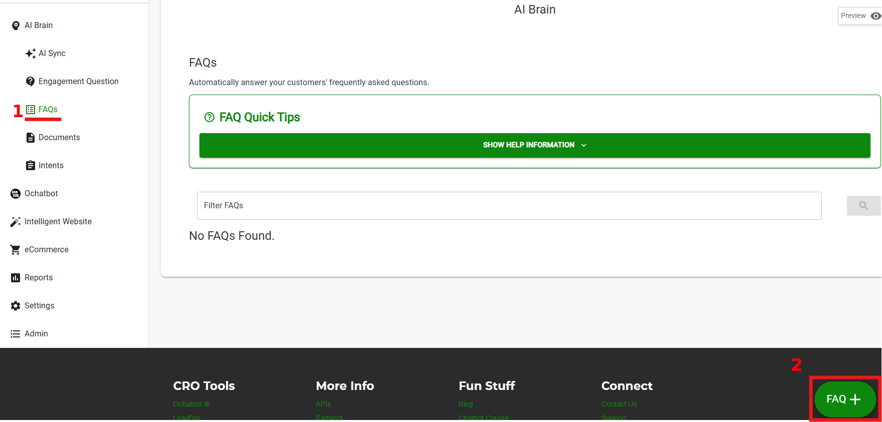 faq faq screenshot