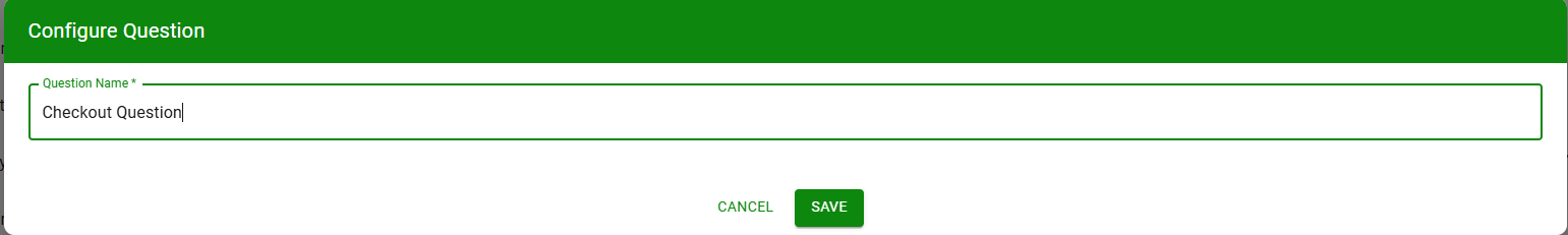 Screenshot of Question Builder
