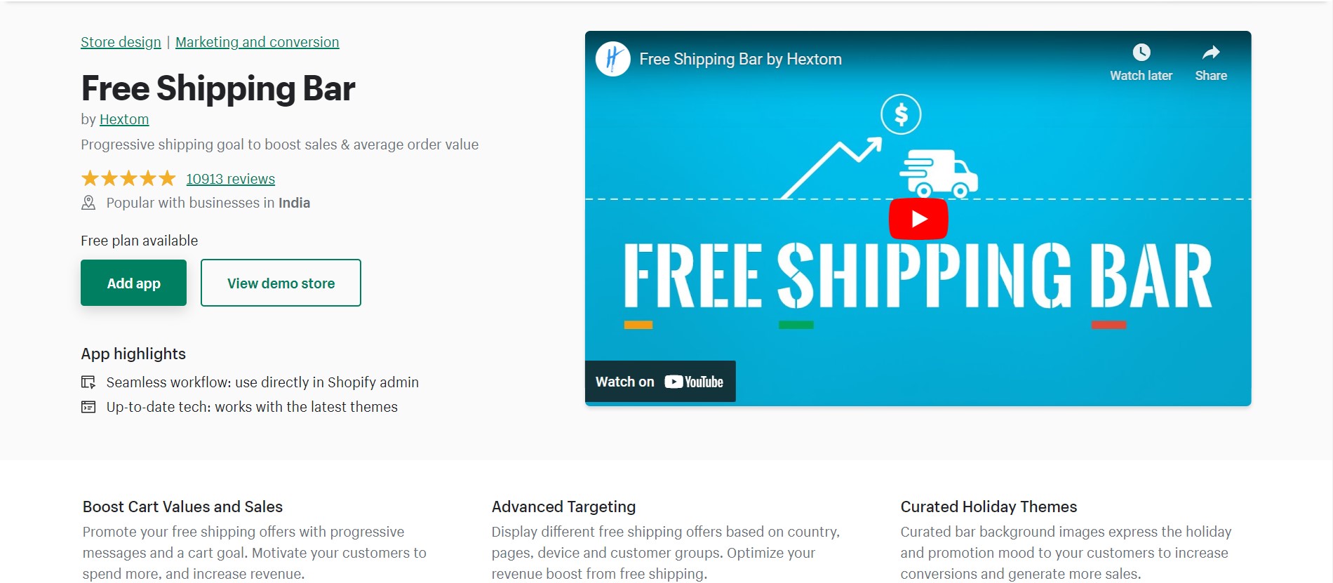 free shipping