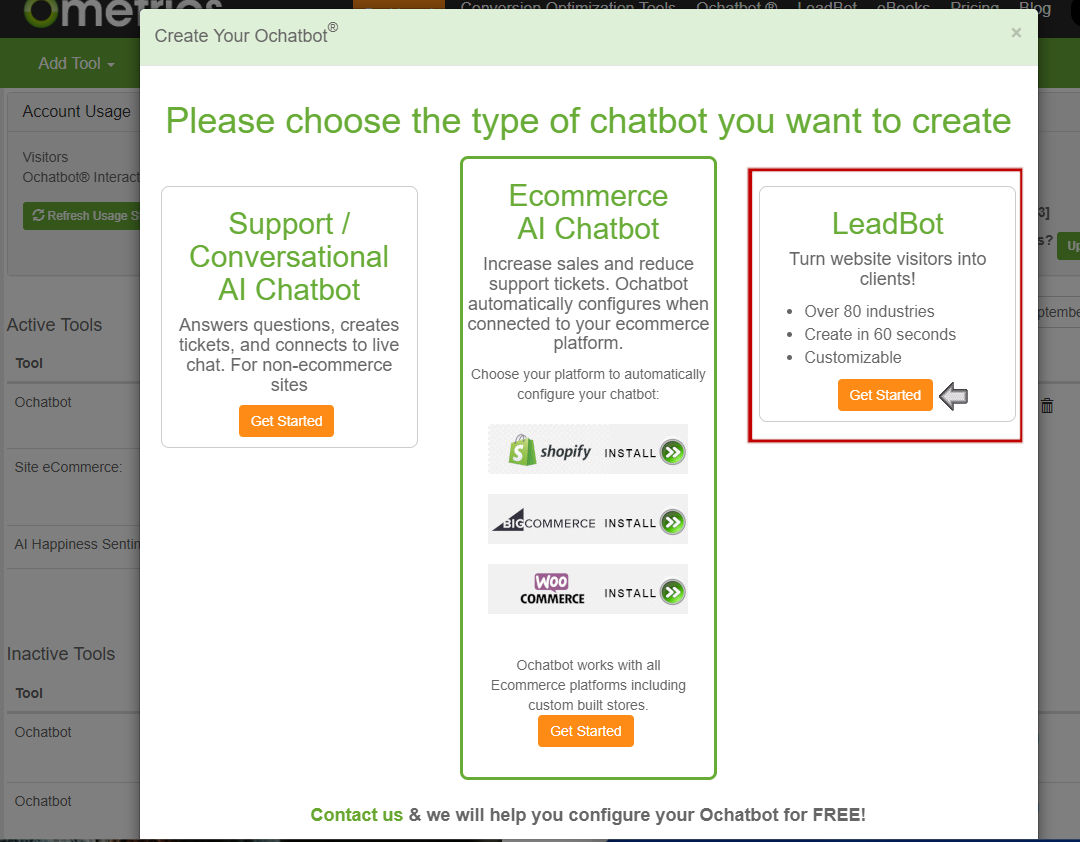 Choose LeadBot