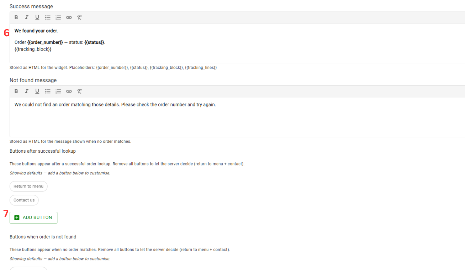 screenshot of intelligent website ai layout tab